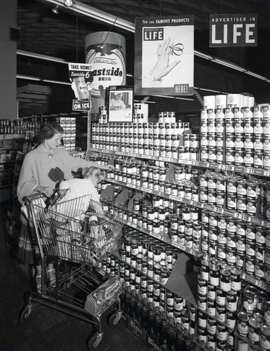Campbell's soup display