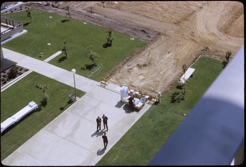 Walkway in front of Urey Hall