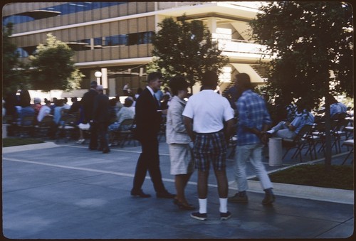 Students and faculty at the Revelle College dedication ceremony