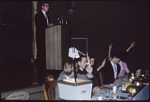 Student officials at the Constitutional Convention