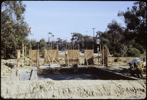 Natatorium under construction