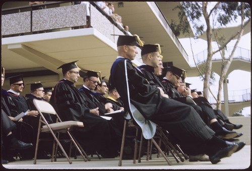 UCSD faculty at Chancellor Galbraith's inauguration ceremony