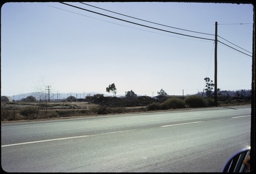 Looking south from Miramar Road toward Camp Matthews