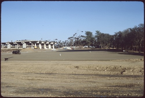 Revelle College parking lot under construction