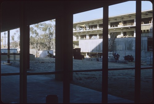 Bonner Hall from lobby of Urey Hall, facing northeast