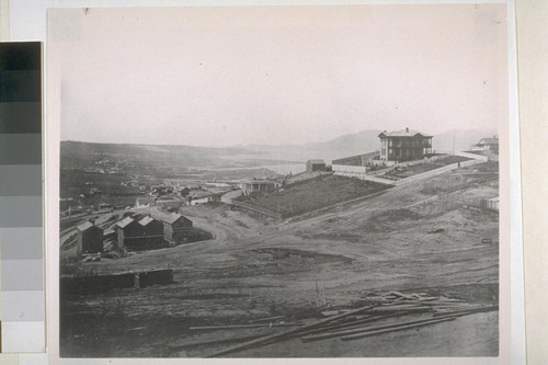 Western boundary of Nob Hill looking toward Presidio. 1860s