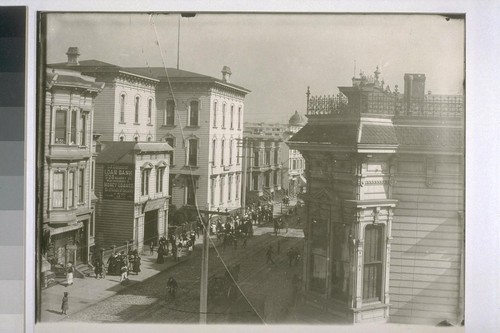 Hayes Valley School, McAllister St. between Franklin & Gough Sts., 1900