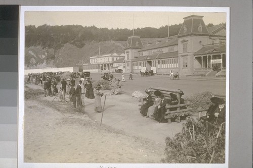 Beach Pavilion. (Ad. Wolgast, Negro boxer, making his training quarters there at the time, ca. 1903.)