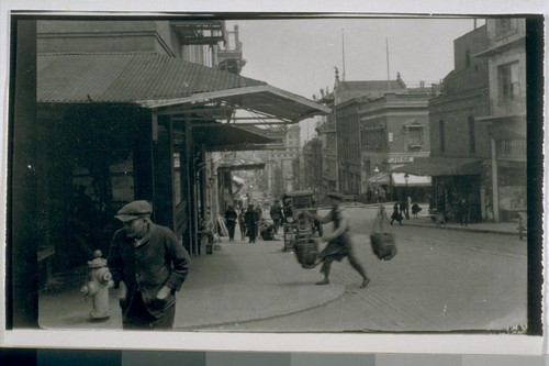 [Chinatown street scene.]