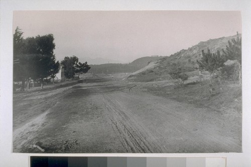 19th [i.e. Nineteenth] Avenue looking north. Strawberry Hill in distance