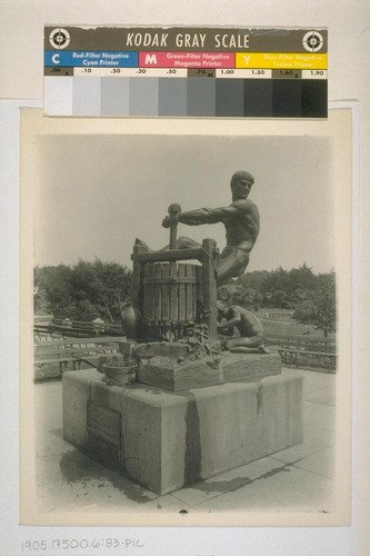 Apple Press monument, from the 1894 Exhibition