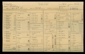 WPA household census for 1203 W 8TH STREET, Los Angeles
