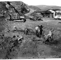 Drake's Bay. "Possible Drake site excavation - Sept. 1948 - Drake's Bay, Calif."