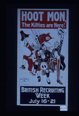 Hoot man, the kilties are here! British Recruiting Week, July 16-21