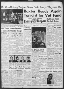 Daily Trojan, Vol. 43, No. 60, December 12, 1951