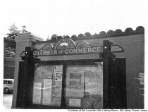 Chamber of Commerce signage, circa 1975