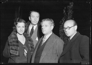 Group: Sibley, Ree, Reinhardt, & Weisberger, Southern California, 1934