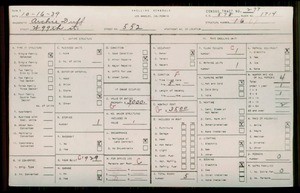 WPA household census for 552 W 99TH ST, Los Angeles County