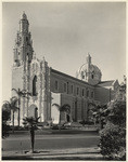 [Exterior full general view St. Vincent's Roman Catholic Church, 621 West Adams Boulevard, Los Angeles]
