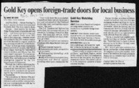 Gold Key opens foreign-trade doors for local business