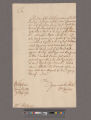 Lowndes, William. Letter to William Blathwayt