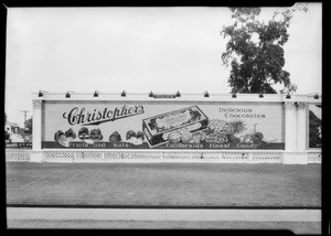 Sign board at 3680 Avalon Boulevard, Los Angeles, CA, 1931