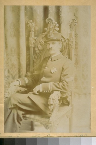 Sergt. Jesse B. Cook in 1895