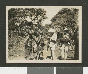 Preaching to locals, Eastern Province, Kenya, ca.1930