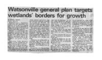 Watsonville general plan targets wetlands' borders for growth
