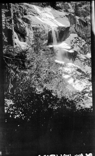 High Sierra Trail Investigation, waterfall on trail below Hamilton Lake. Misc. Falls