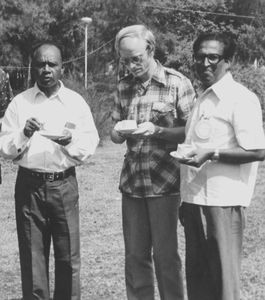 Mahabalipuram Conference, November 1982, Tamil Nadu, South India. Representatives from NELC. Fr