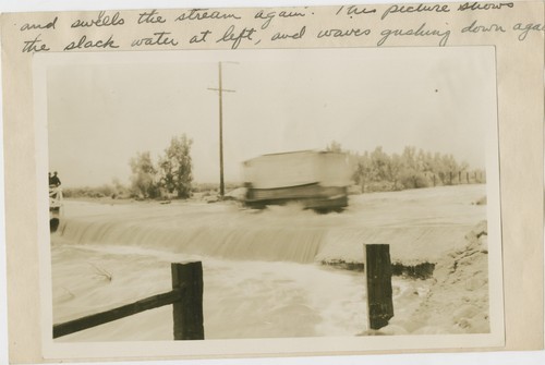 Flooding road