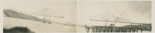 Carquinez Bridge construction