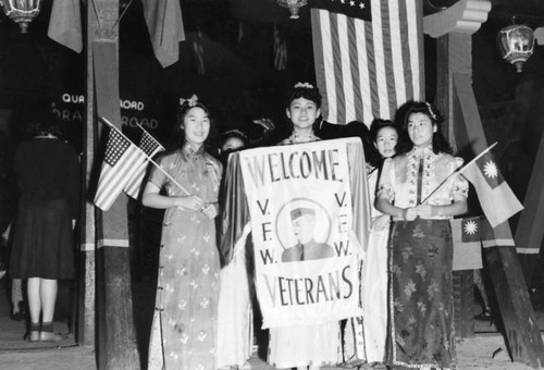 Chinese American veterans' welcome