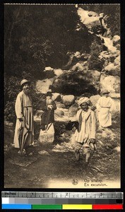Missionaries and man on a journey, India, ca.1920-1940