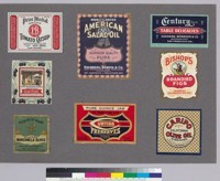 Album page of labels