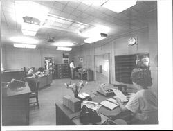 Offices at Petaluma Cooperative Creamery, Petaluma, California, 1963