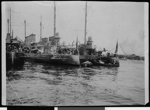 Ships at San Pedro Harbor, August 1,1919
