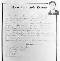 Execution Record of Folsom Prison Inmate