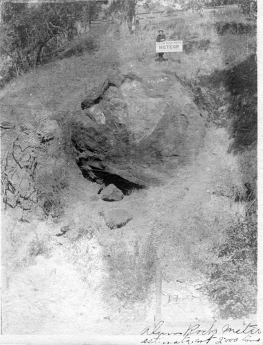 1903, San Jose, Alum Rock Meteor