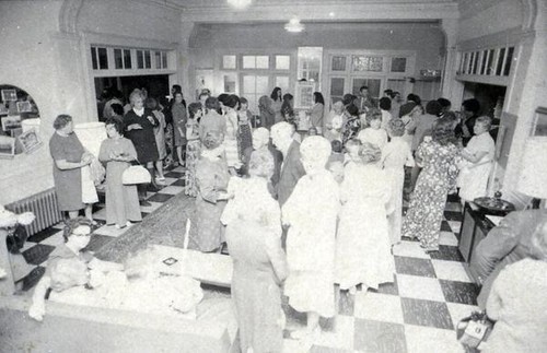 Attendees of the 1973 YWCA annual meeting