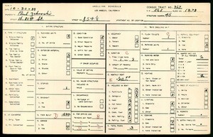 WPA household census for 854 1/2 W 81ST ST, Los Angeles County