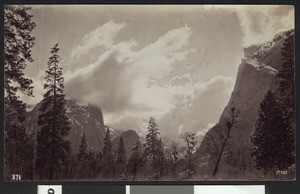 Storm rising in Yosemite National Park, ca.1920