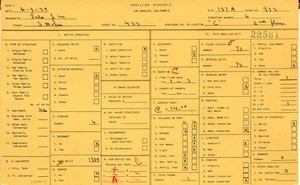 WPA household census for 433 S HOPE, Los Angeles