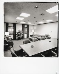 Conference room at Summit Savings, Santa Rosa, California, 1970