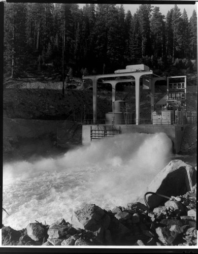 Portal Powerhouse, built at the outfall of Ward Tunnel, went into operation in December 1956