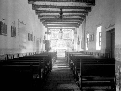 Mission San Juan Capistrano interior