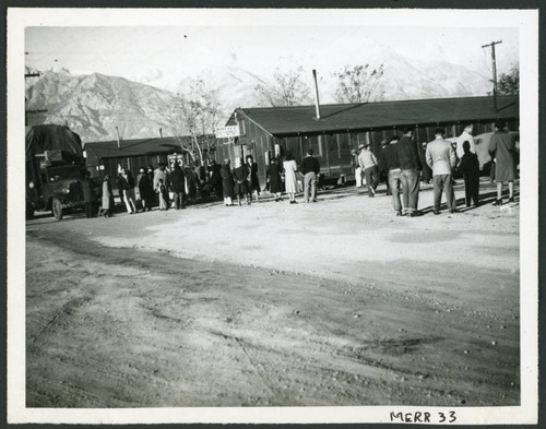 Photograph of furlough workers leaving for the beet fields of Montana and Idaho
