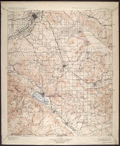 California. Elsinore quadrangle (30'), 1901 (1924)