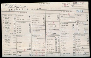 WPA household census for 600 SHIELDS DR, Los Angeles County